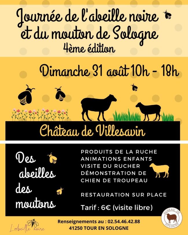 Fête de l'abeille noire et du mouton de sologne 2025